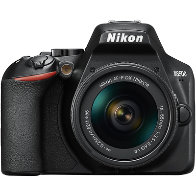 Nikon D3500 Digital SLR Camera with 18-55mm Lens (Black)